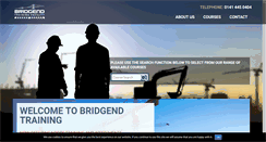 Desktop Screenshot of bridgendtraining.co.uk